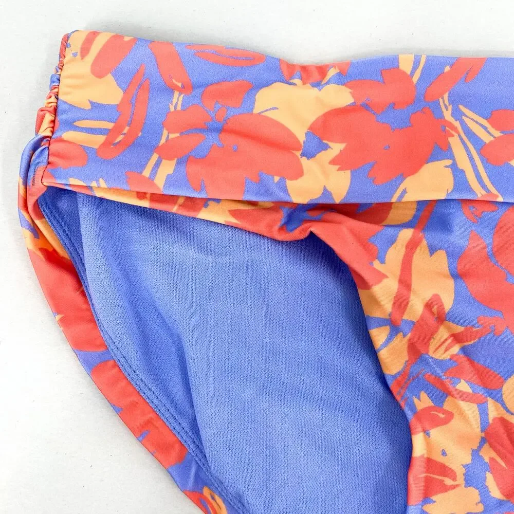 PRANA Women's Marta Bikini Bottom XS Pink Morning Glory Bloom Hipster NWT_4